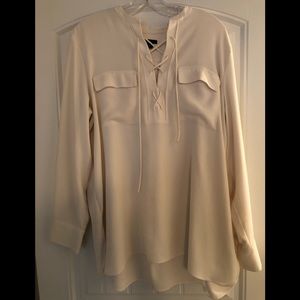 Ann Taylor Cream Tunic